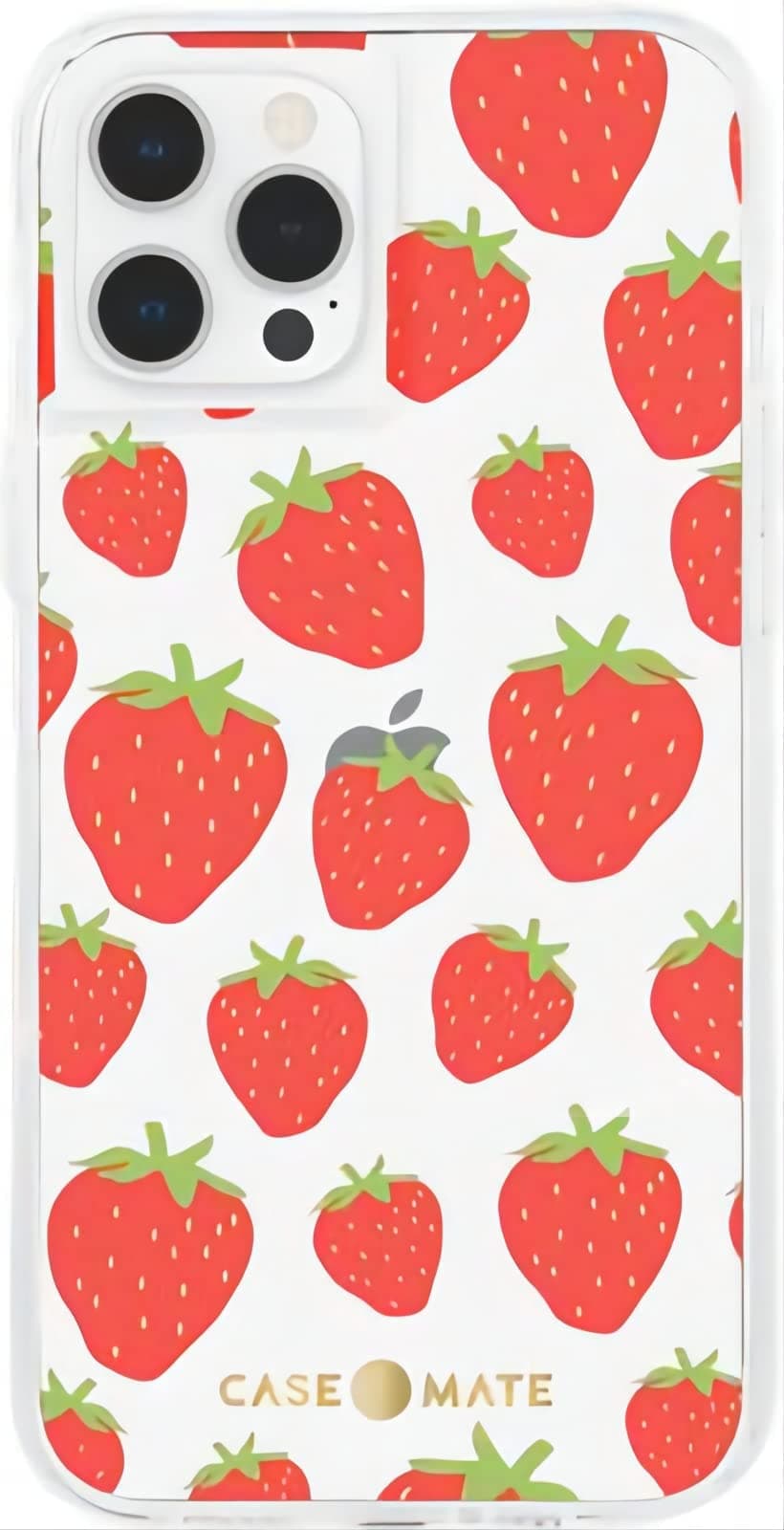 Case-Mate - Brilliance - Case for iPhone 12 and iPhone 12 Pro (5G) - 10 ft Drop Protection - 6.7 Inch - Strawberry Jam