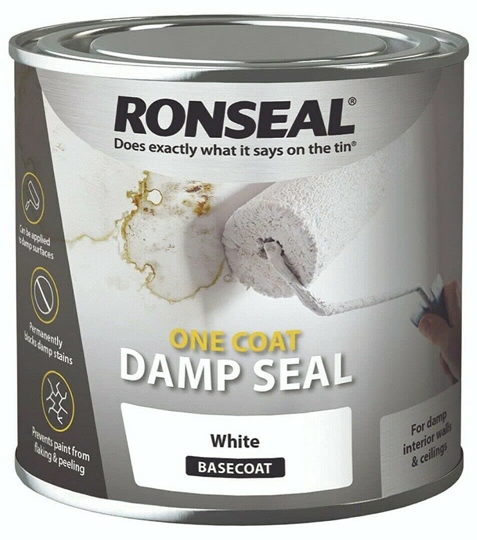 Ronseal One Coat Damp Seal White 250ml