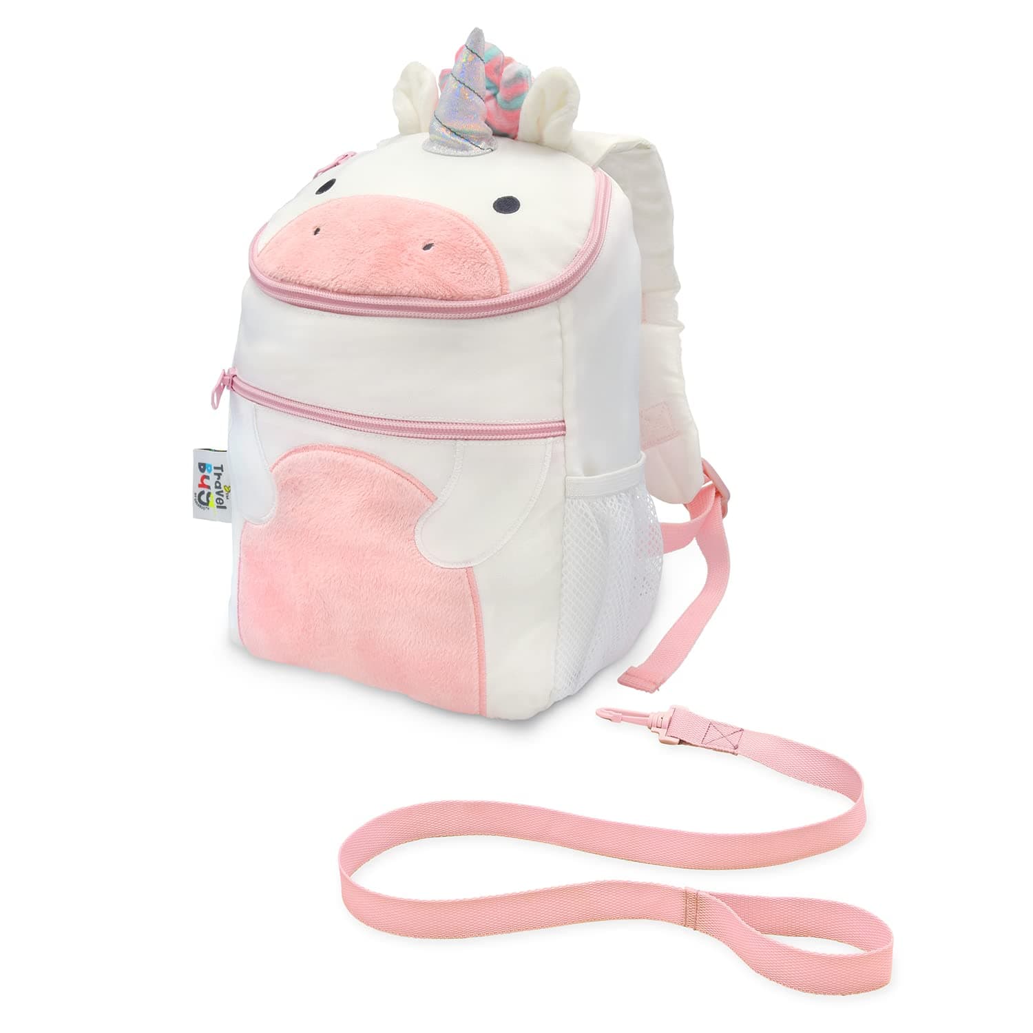 Travel Bug Toddler Safety Backpack Harness with Removable Tether (Unicorn), 7.3x3.5x9.05 Inch (Pack of 1)