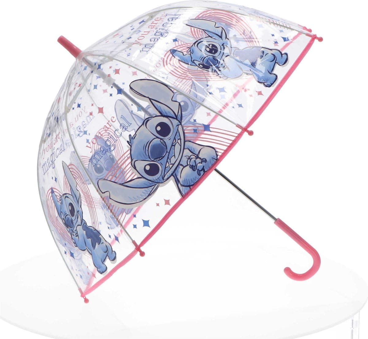 TRANSPARENT UMBRELLA 19'' MANUAL STITCH