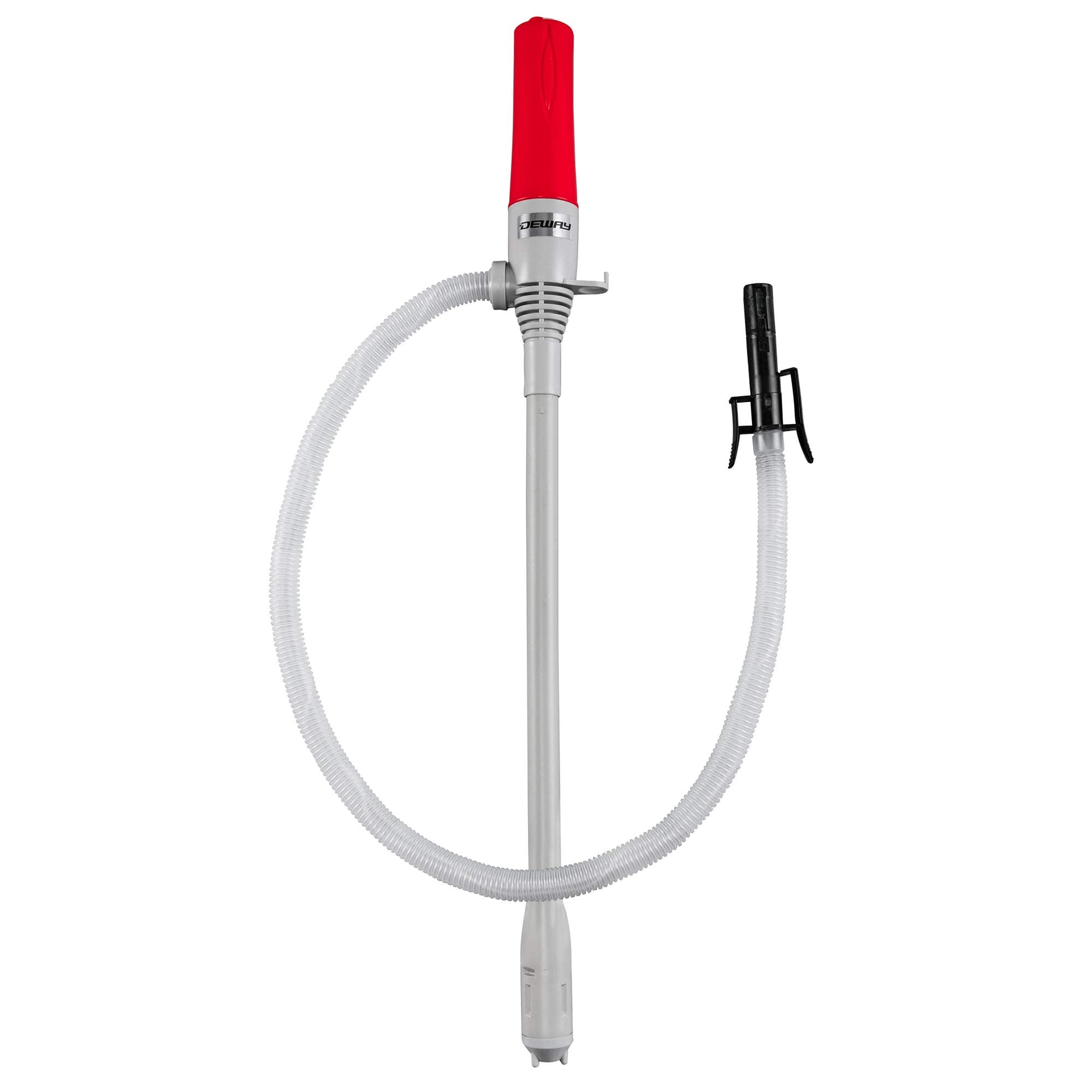 Automatic Fuel Transfer Pump with Auto-Stop, 3X More Powerful D Battery Powered, Extra Long Hose, Portable Liquid Pump Transfers Gasoline, Water & More at 2.4 Gal/Minute