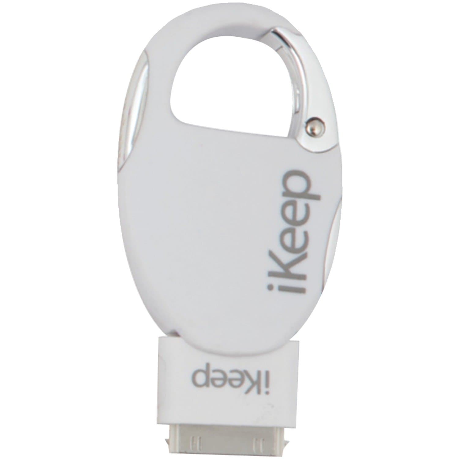 iKeep IK1WHT Basic Lanyard Mount for iPhone/iPod - Retail Packaging - White