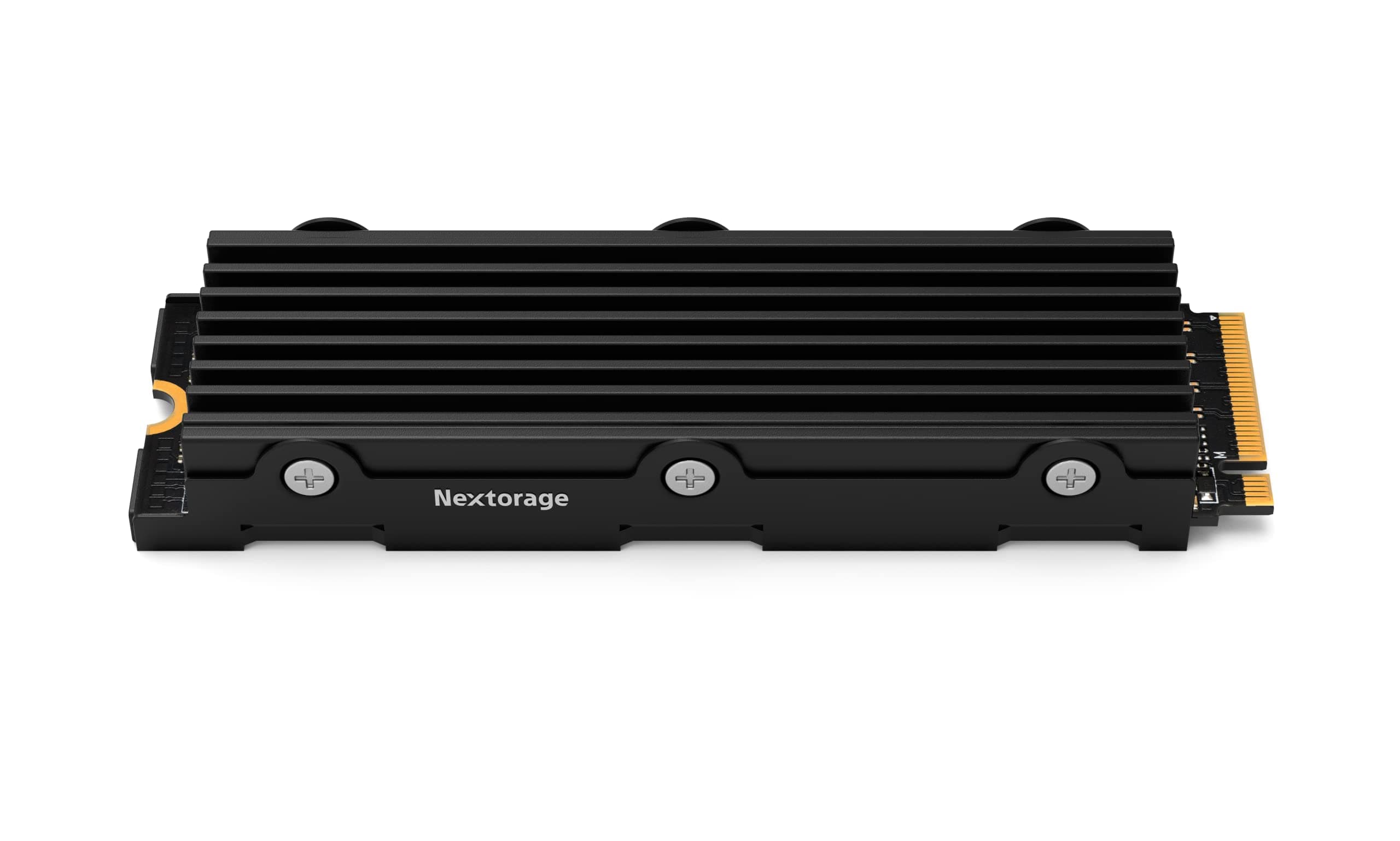 Nextorage 1TB(1000GB) Internal SSD compatible with PS5 console, PS5 Pro and PC M.2 2280 Gen4 NVMe with Heatsink NEM-PAB1TB/N SYM Max Transfer Rate Read: 7400MB/s, Write: 6100MB/s, Solid State Drive