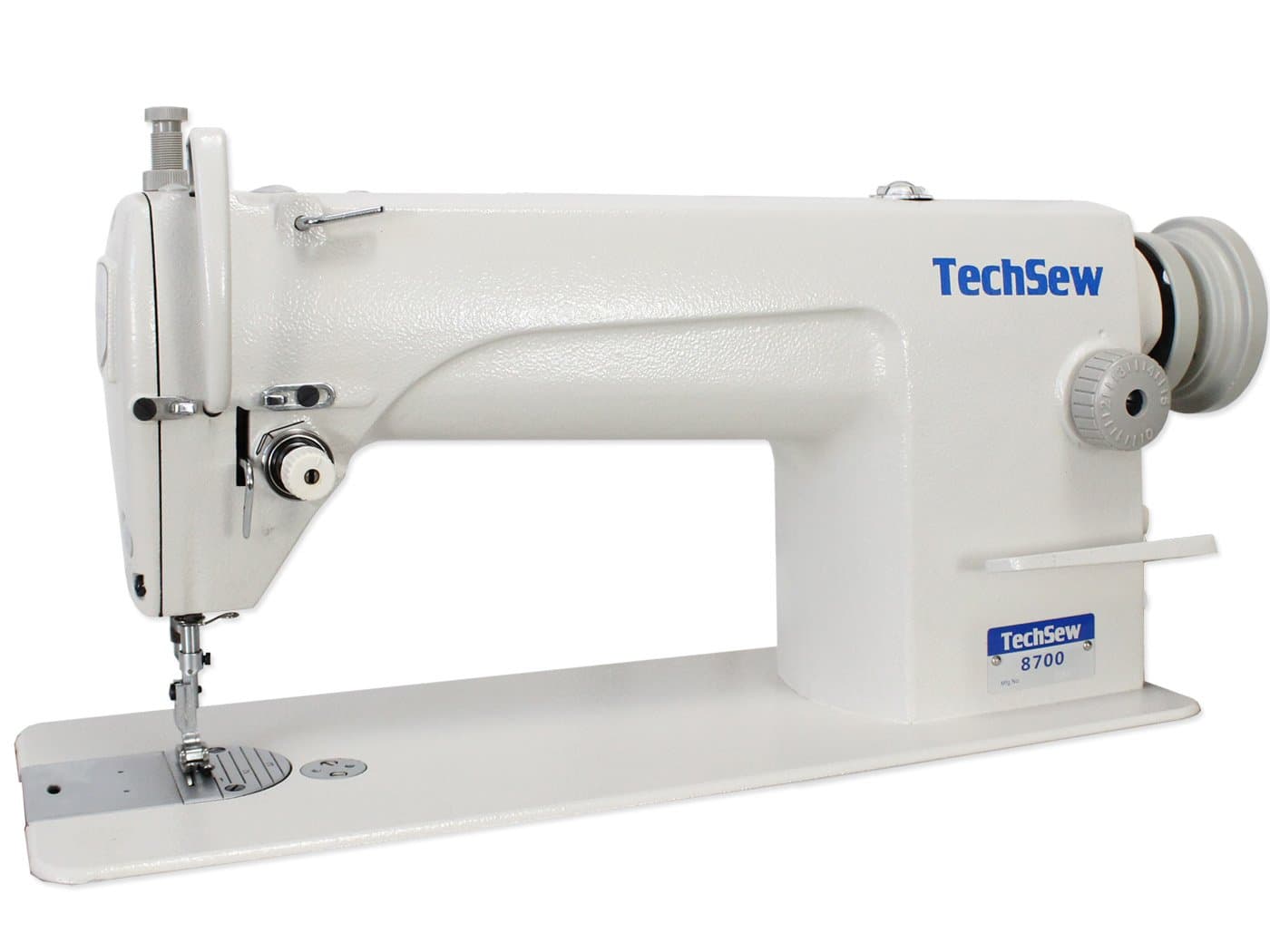 TechSew 8700 High Speed Lock Stitch Industrial Sewing Machine with Assembled Table & Servo Motor