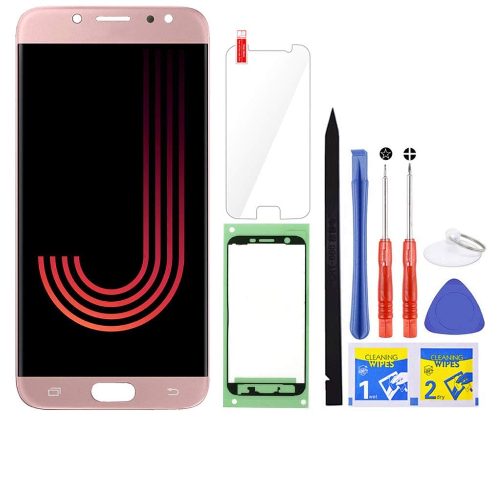 iFixmate LCD Screen Replacement for Samsung Galaxy J7 Pro (Rose Gold) with Touch Digitizer Display Assembly for J730 2017 J730G J730F SM-J730F/DS J730FM/DSM J730G/DS J730GM/DS
