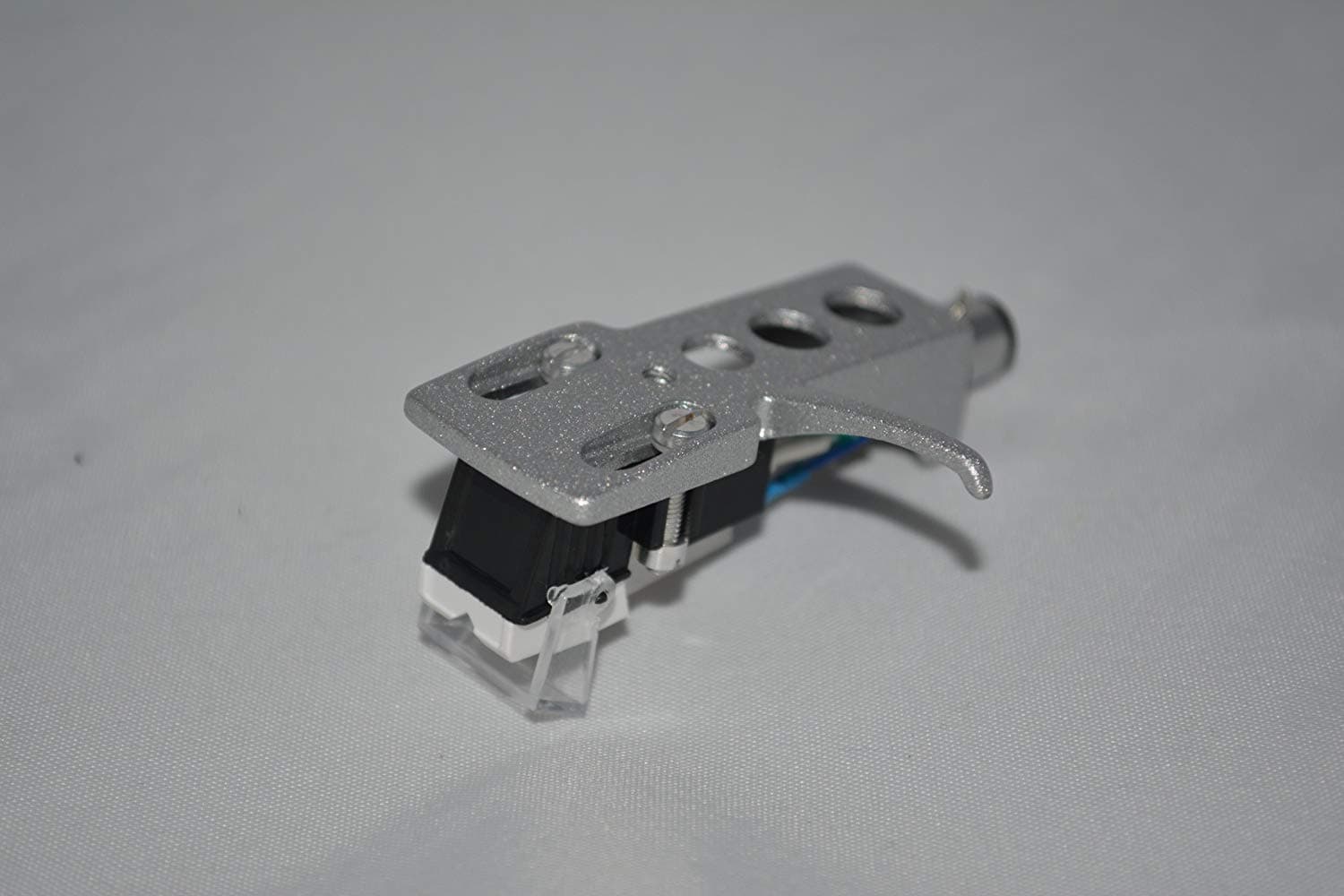 Silver Turntable Headshell Mount with cartridge for Numark TT1700, TT1625, TT1520, Limit DJ 2500b, TT1550, TT500, TT200, TTX. TT1600, GROOVETOOL Turntables