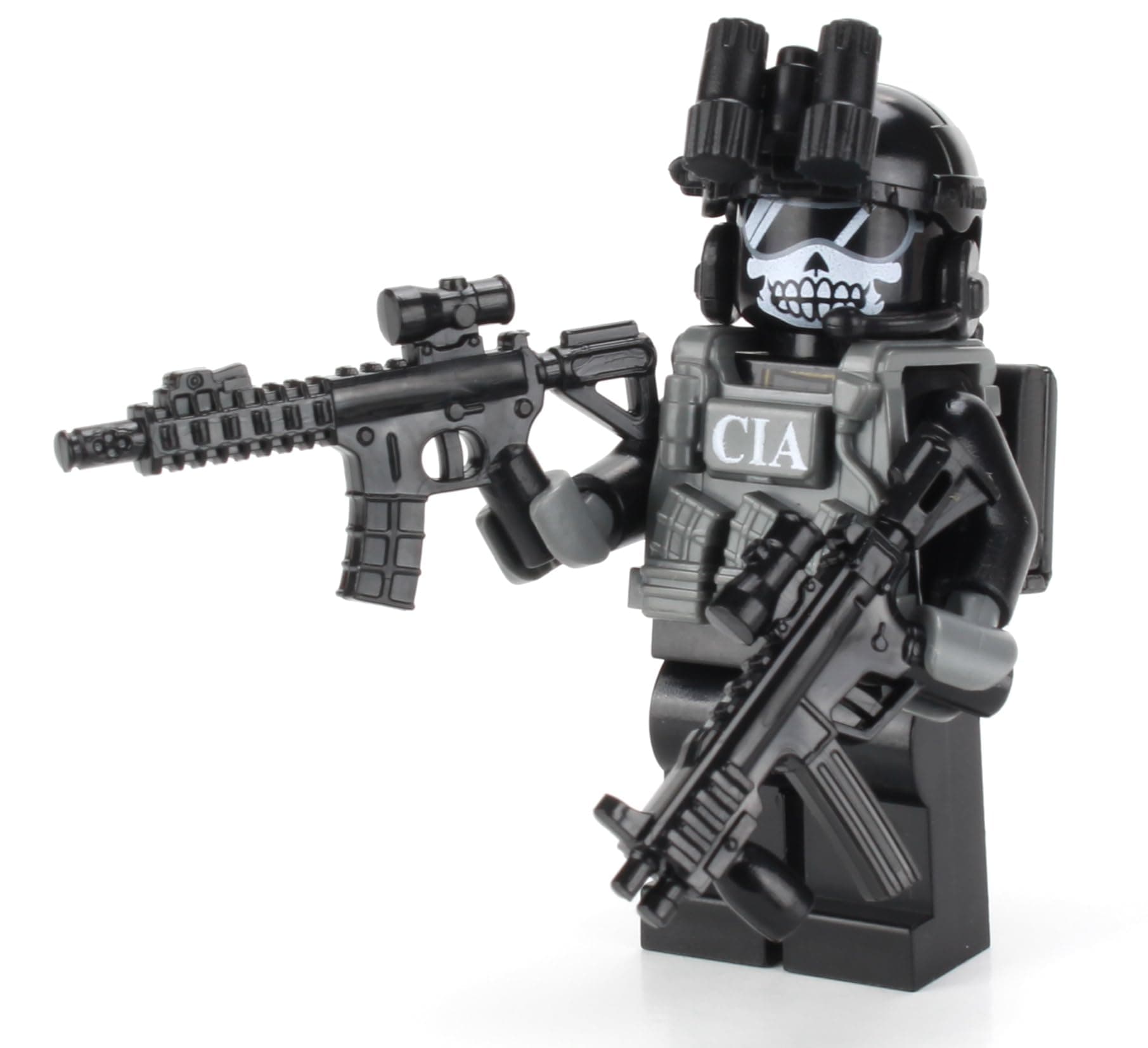 1.6 Inches Tall CIA Ghost SAD/SOG Commando Custom Minifigure | Genuine Military Minifig | Head Printed in USA | Great Gift for Ages 10+ to Adult AFOL