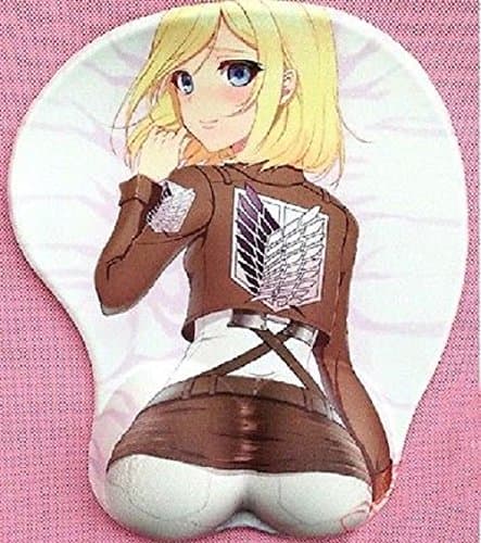 Attack on Titan Krista Lenz 3D anime mouse pad