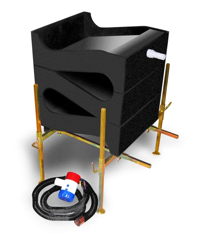 3 Stack Deluxe Gold Sluice and Accessories - Gold Mining Equipment