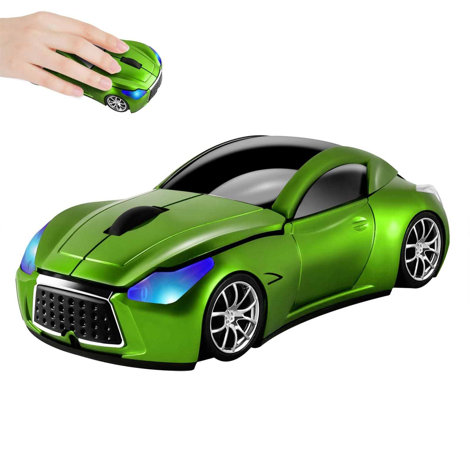 elec Space Car Mouse Wireless-Green