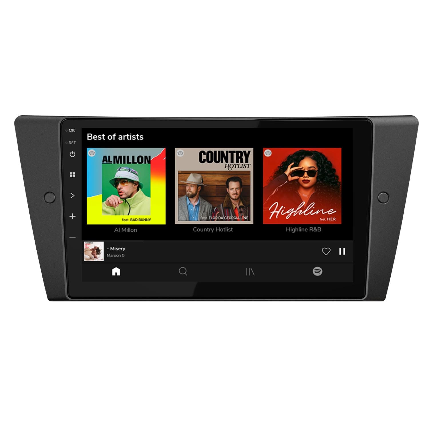 Android 13 Wireless CarPlay & Android Auto Car Stereo, 6GB RAM +64GB ROM Car Stereo Compatible with BMW 3 Series E90 E91 E92 E93 (2005-2011), 9" Head Unit,HDMI- E90A12S