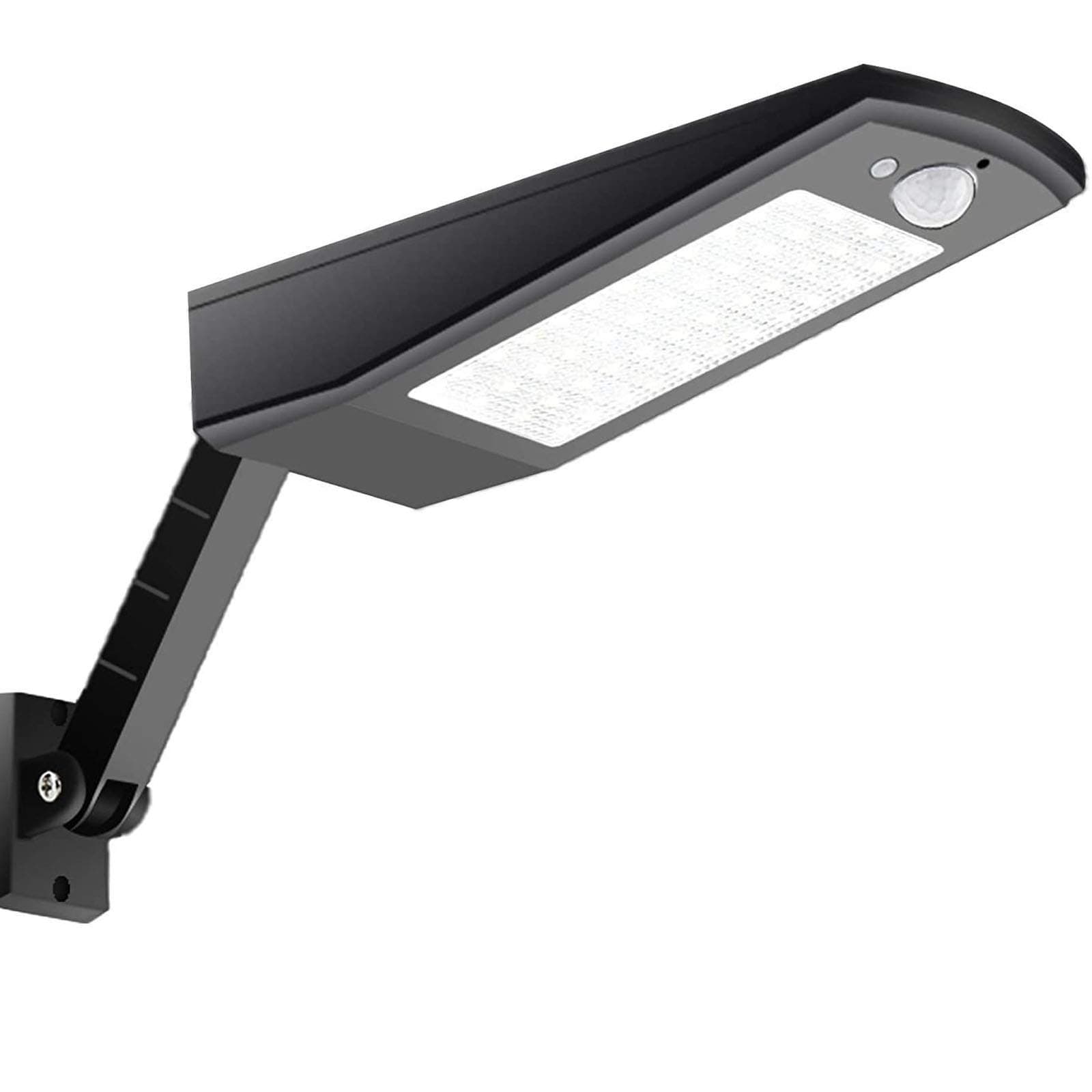 highydroLED48 LED Solar Light, 900LM Wireless Waterproof Auto Motion Sensor Wall Light Outdoor, 4 Modes Emergency Light with Adjustable Pole Solar Power Light for Wall Street Road Garden Yard