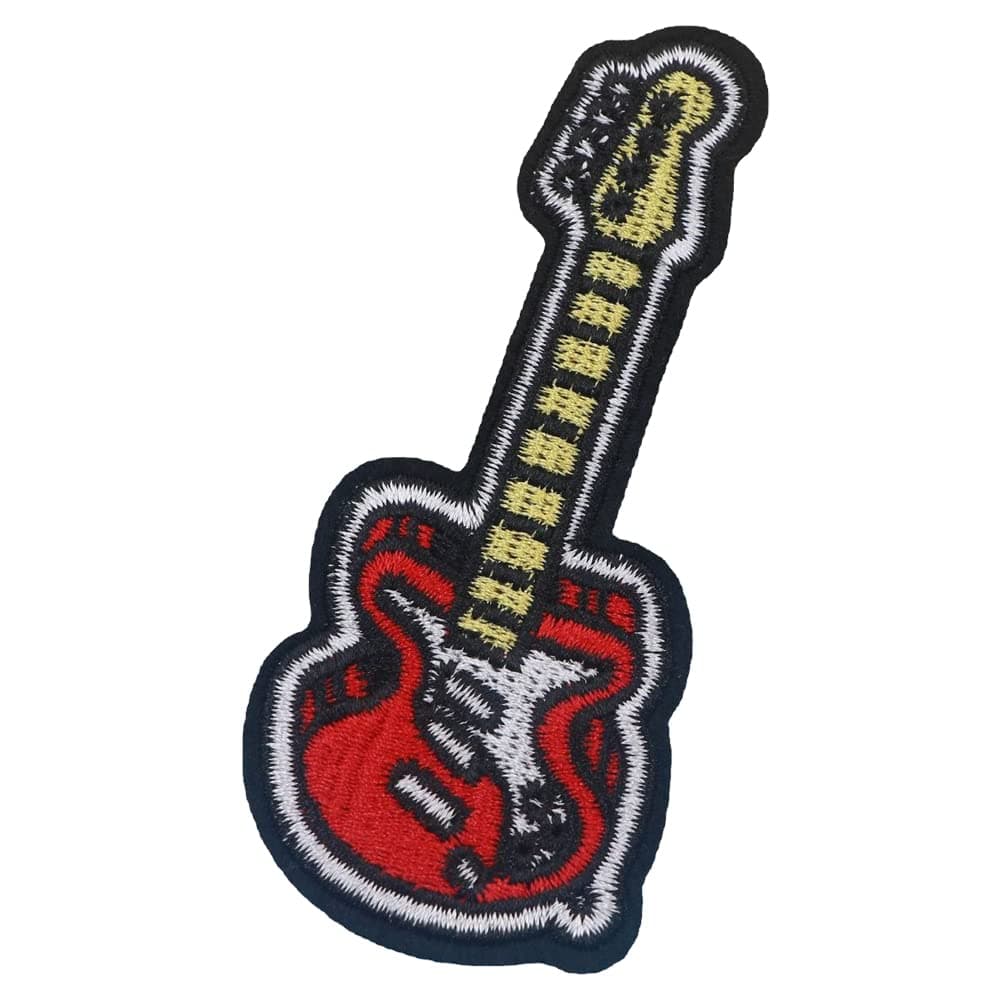 Heavy Metal Guitar Patch Metallica Patch Iron On Patch Rock Band Punk Cool Funny Patch Sew On Embroidered Patch for Adult Kids Teens DIY Accessories for Jeans Jackets Clothes Hats Backpack & T-Shirts
