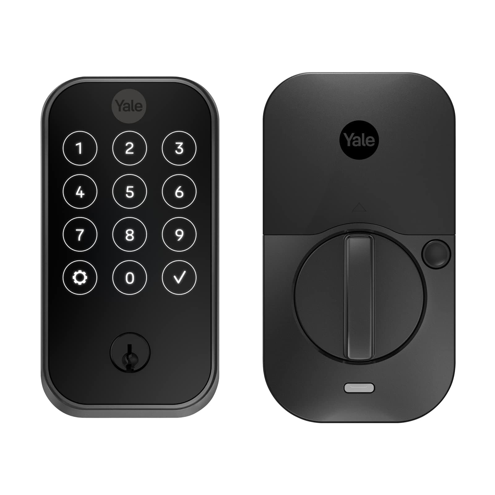 Assure Lock 2 – Black Smart Lock for Front Door with Keypad and Adjustable Entry Codes (No Wi-Fi) and Deadbolt – Secure Keyless Entry Door Lock, YRD420-BLE-BSP