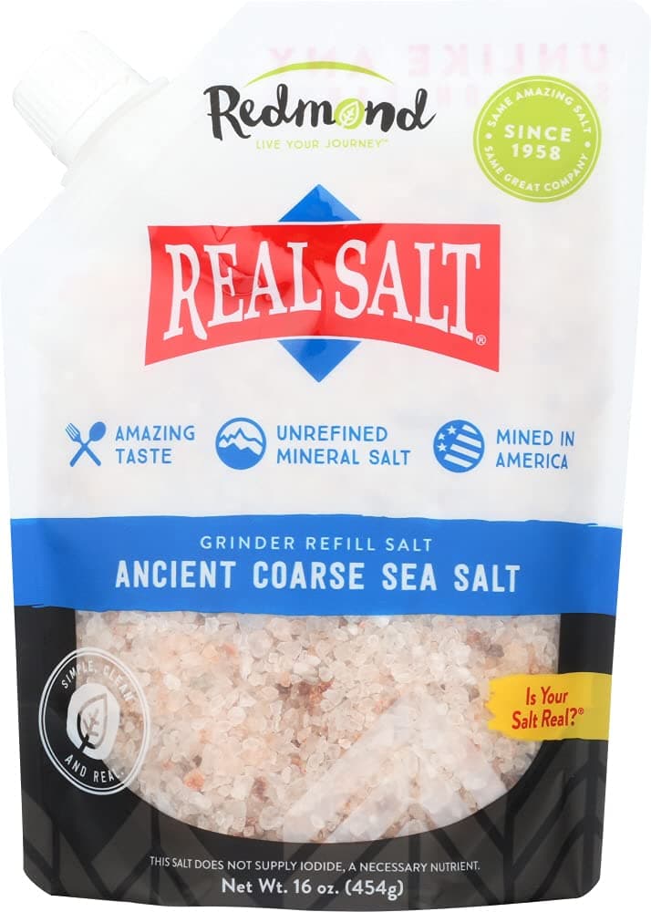 REDMOND REAL SALT Course Salt, 16 OZ