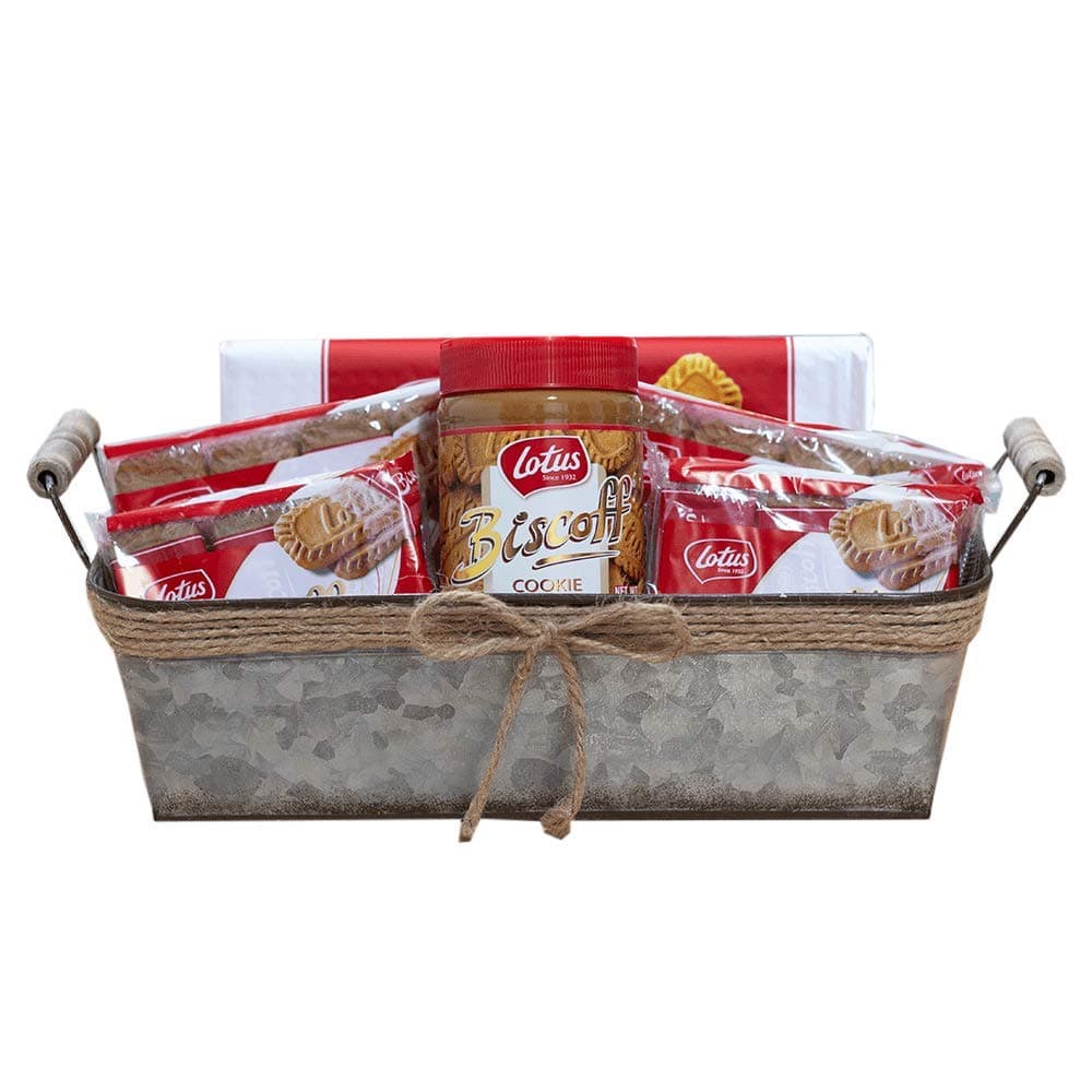 Biscoff Variety in a Galvanized Tin Basket
