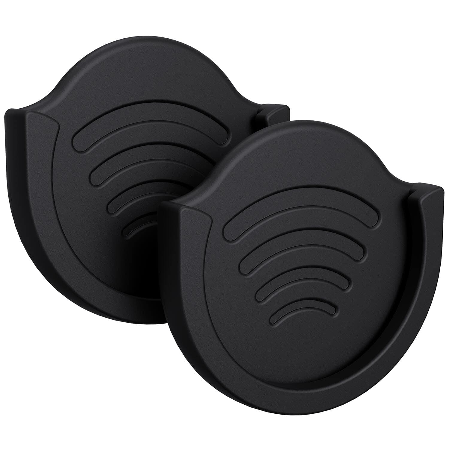 Car Grips Mount for Phone Stand, 2 Pack Phone Holder for Collapsible Grip/Socket Mount Users with 3M Sticky Adhesive Replacement Used on Dashboard, Home, Desk, Wall - Black