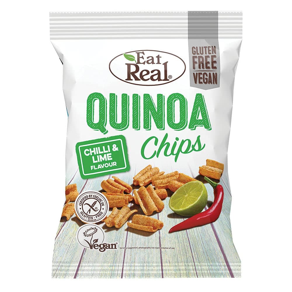 Eat Real Quinoa Chips, Chilli & Lime, 30 gm (Pack Of 1)