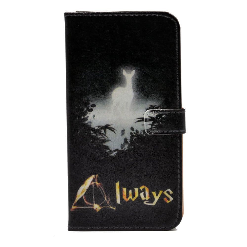 iPhone 5S Case, Deer Always Desgin Slim Wallet Card Flip Stand Leather Pouch Case Cover For Apple iphone 5 5S,iphone SE