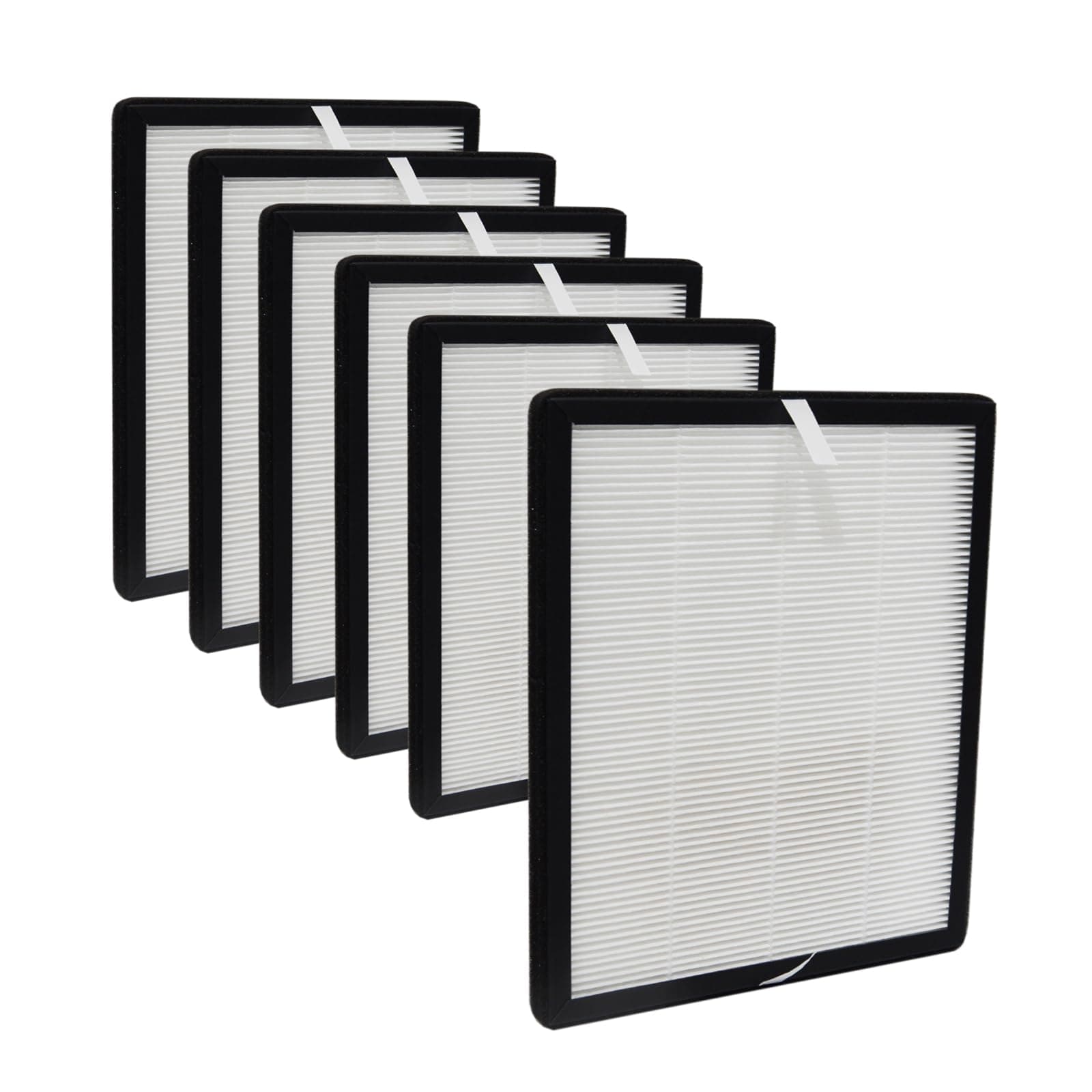 PUREBURG 6-Pack Replacement Filter Compatible with MeacoDry Arete One & Two 18L,20L & 25L Dehumidifier Air Purifier 2-in-1, 26 x 22 cm