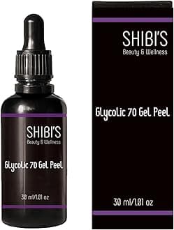 - SHIBI'S Glycolic 70% Gel Peel - 30ml | Professional Skin Exfoliation & Rejuvenation Treatment