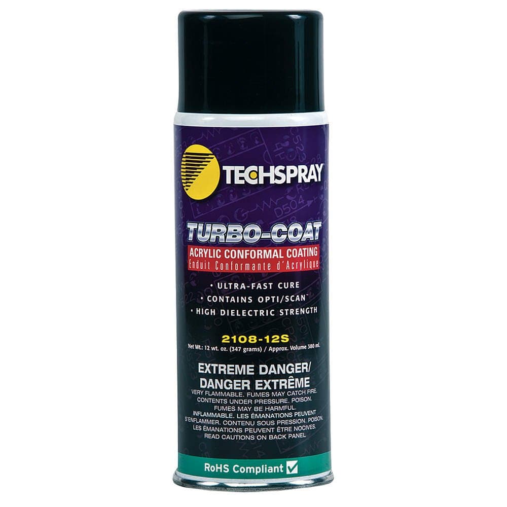 TECHSPRAY 2108-12S CONFORMAL COATING, AEROSOL, 12FL.OZ