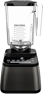 Original Designer Series Blender and 90 Oz WildSide+ Jar - Kitchen Blender Bundle - Gunmetal