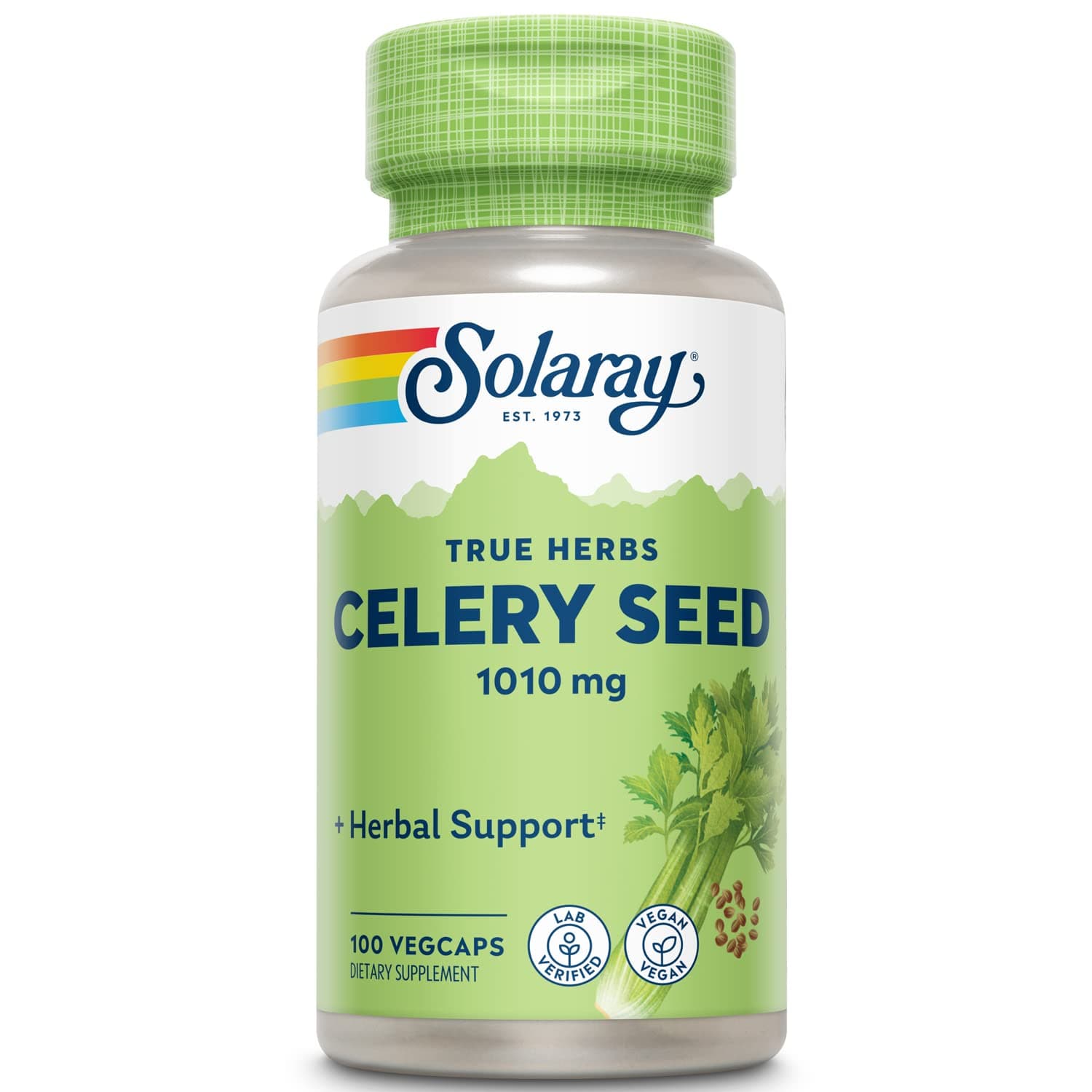 Celery Seed, 505mg, 100 Vegetarian Capsules
