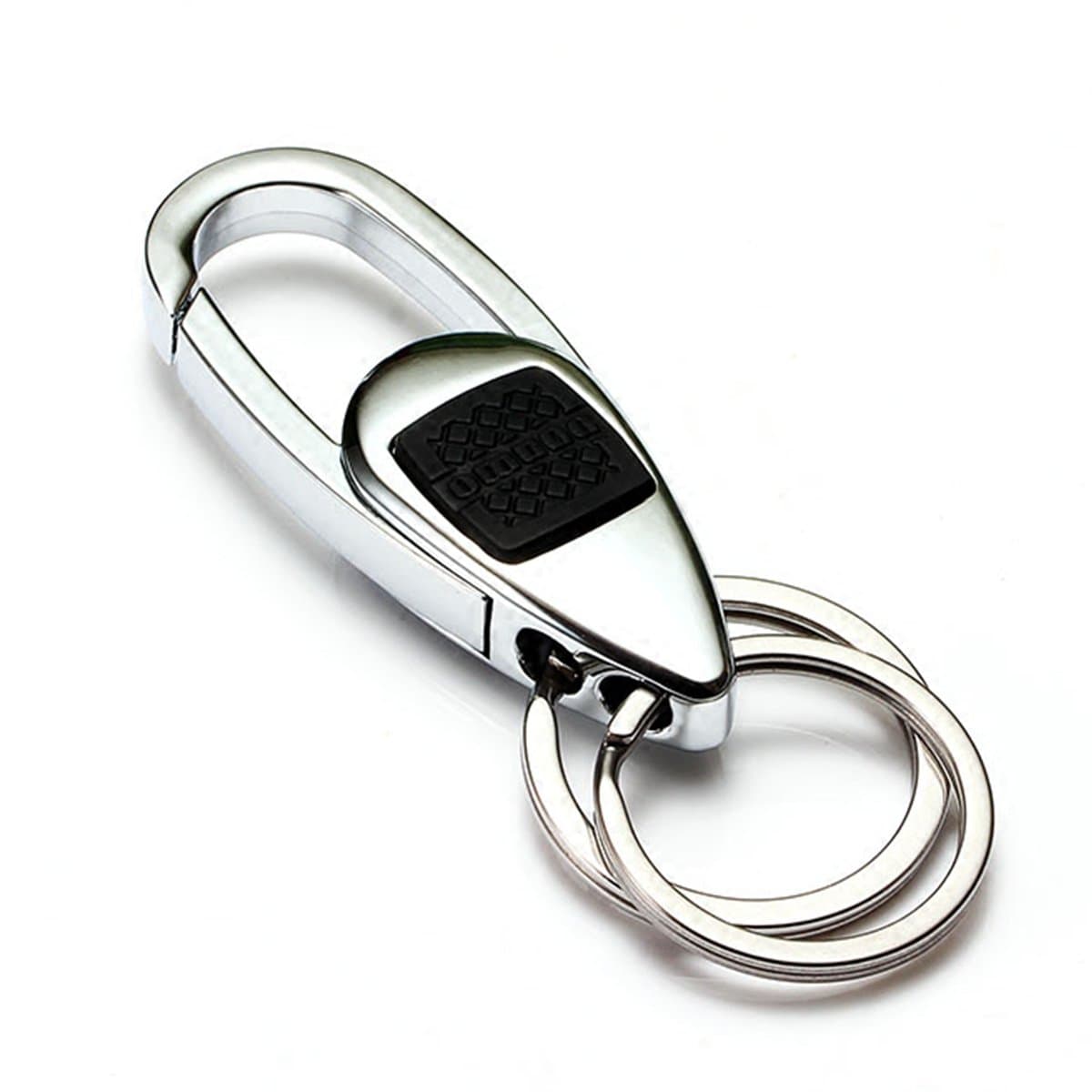 Key chain with (2 Extra Key Rings and Gift Box) Big Key Clip Durable Car Keychain for Men and Women