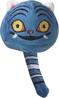 HGWOPGASDKpop Demon Hunters Purple Tiger Plush Toy Cute and Quirky Raccoon Plush Toy Creative Gift for Children B04