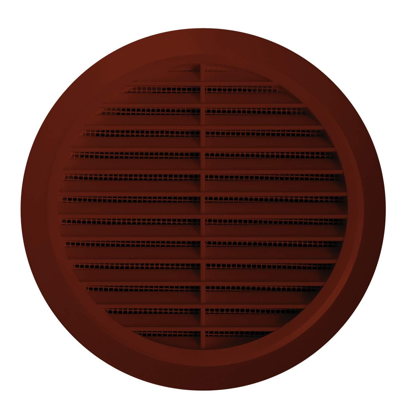 Ventilation Grille Diameter 100 mm Round Brown Plastic Insect Net Exhaust Air Grille Supply Air Exhaust Air Grille Ventilation T 30br