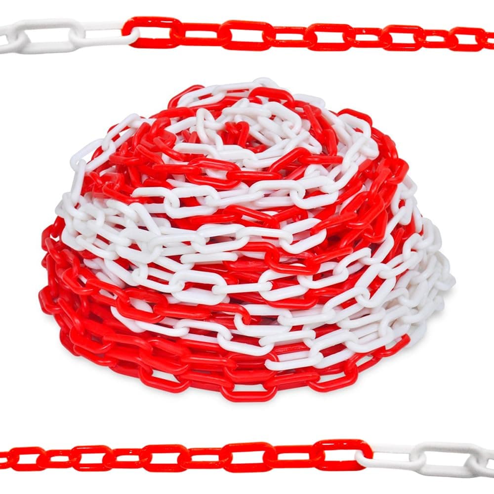 Plastic Chain Red and White