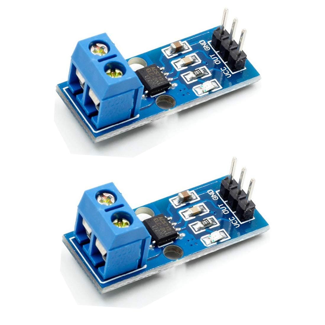 2pcs ACS712 20A Current Sensor Module ACS712 20A Current Detect Range for