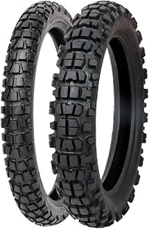 Tusk Waypoint Adventure Motorcycle Tire Set – 90/90-21 Front & 130/90-17 Rear (68R) Tube Type