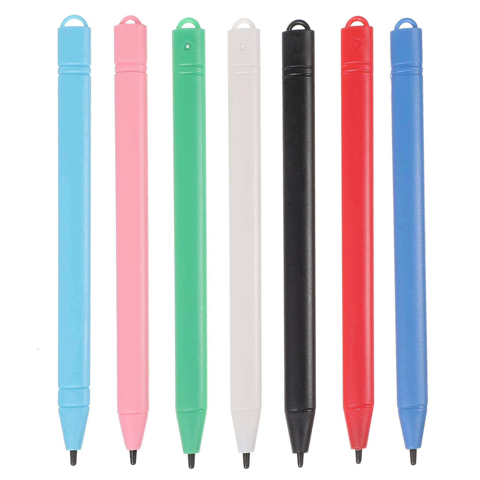 Angoily 7pcs Stylus Pens for Lcd Writing Tablets, Stylus for Drawing Boards, Kids Doodle Board, Touch Screen Pen for Touch Screens Rubber Tip