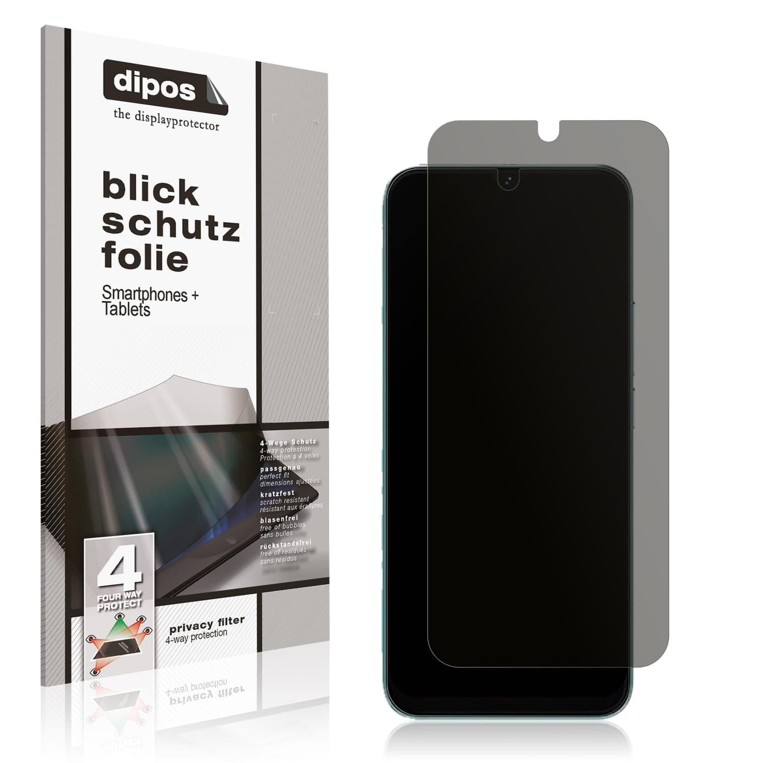 diposI Privacy Filter compatible with Benco V91 Screen Protector Anti-Spy 4-Way Protection