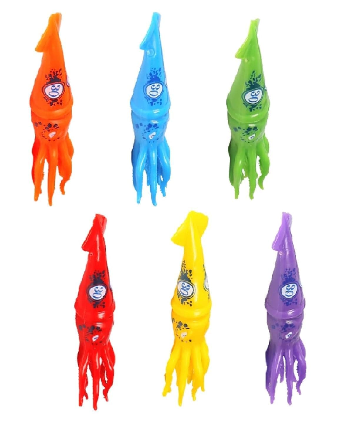 Diving Squid Toys 6 Pieces