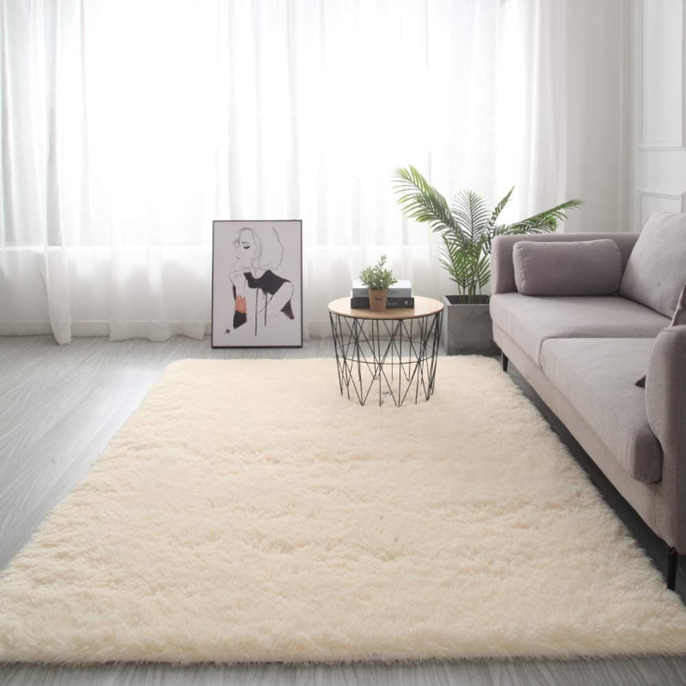 VBGHB Ultra Soft Fluffy Area Rug, for Decor Kitchen Dormitory Cozy and Comfy Carpet, Luxury Shaggy Rug Floor Mat-o 63x91inch(160x230cm)