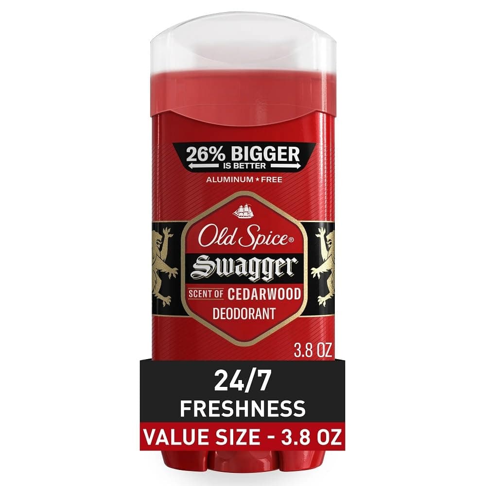 Old Spice Deodorant for Men Red Zone Collection Swagger 3.0 Oz (85g)