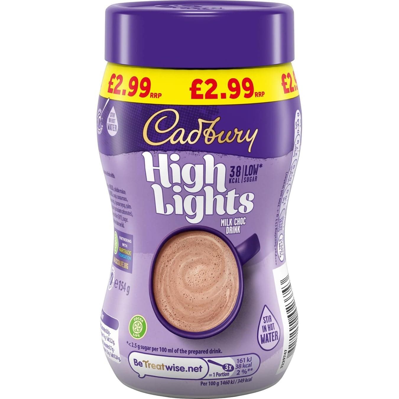 Cadbury Highlights Instant Hot Chocolate
