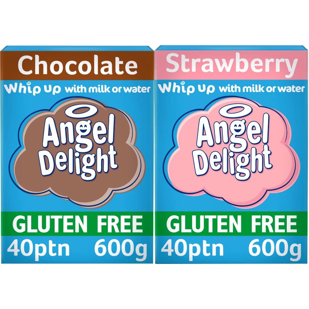 Bundle: 1 x 600 g Chocolate Flavour & 1 x 600 g Strawberry Flavour (Total 1.2 Kg)