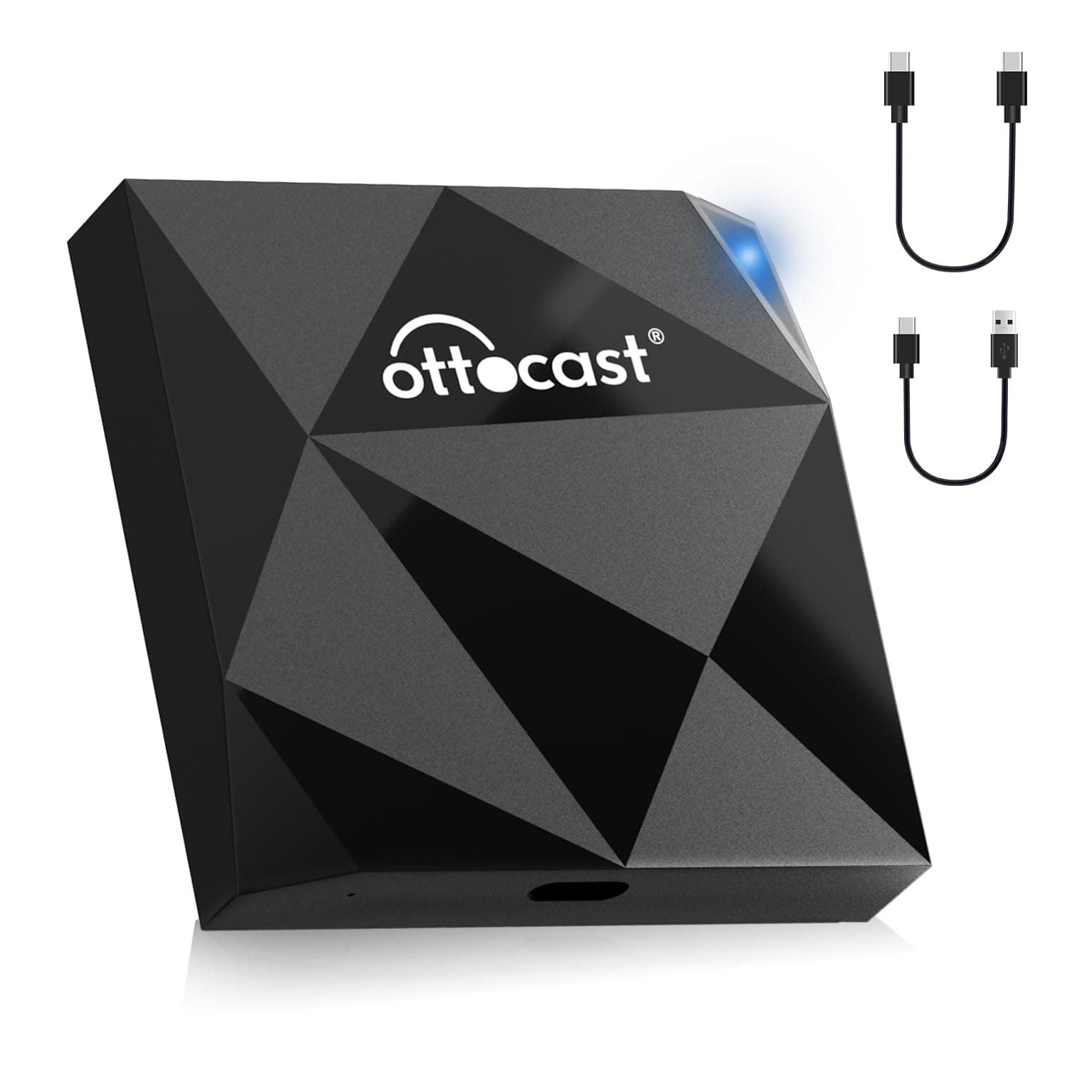 Apple Play CarPlay Wireless Adapter for iPhone, Wireless Dongle Wireless CarPlay Automatic Connection Compatible with Wired CarPlay Function in Car (Year: 2016-2022)