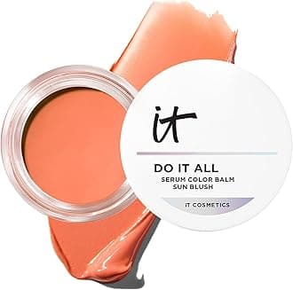 IT Cosmetics Do It All Serum Color Balm Sun Cream Blush & Bronzer, Blendable & Buildable, Lift, Reshape, All-Over Color, 24HR Hydration, Hyaluronic Acid, Peptides & Vitamin E - 0.63 oz