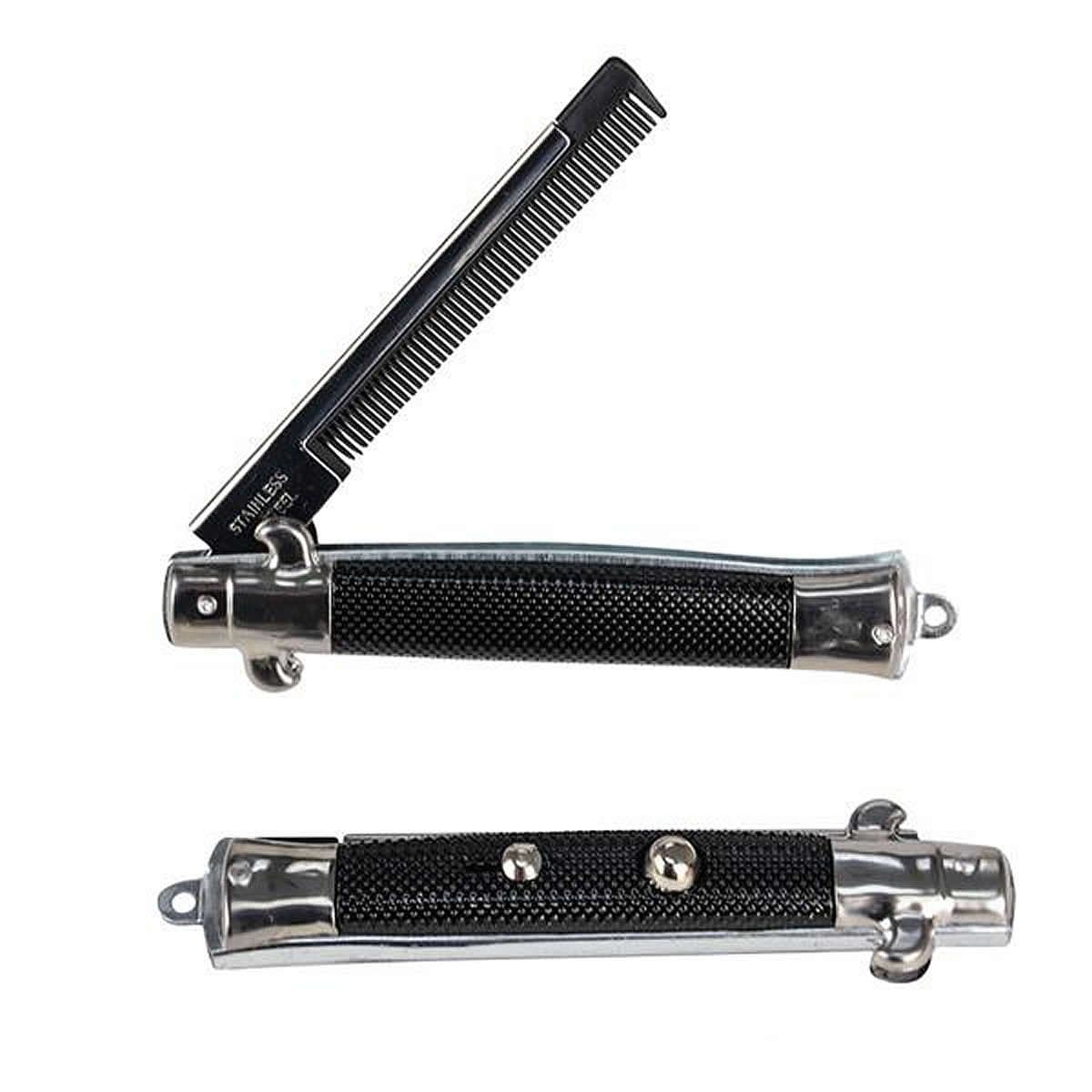 Forum Novelties 9' Stainless Steel Switchblade Comb