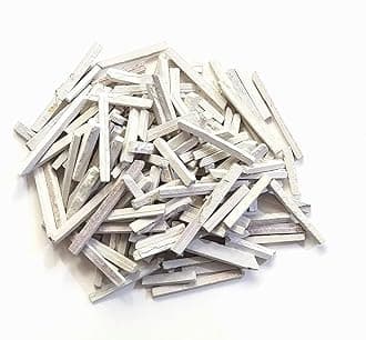 SSKR Natural White Crunchy Slate Pencils Tukda/Crumbs - 200 Grams