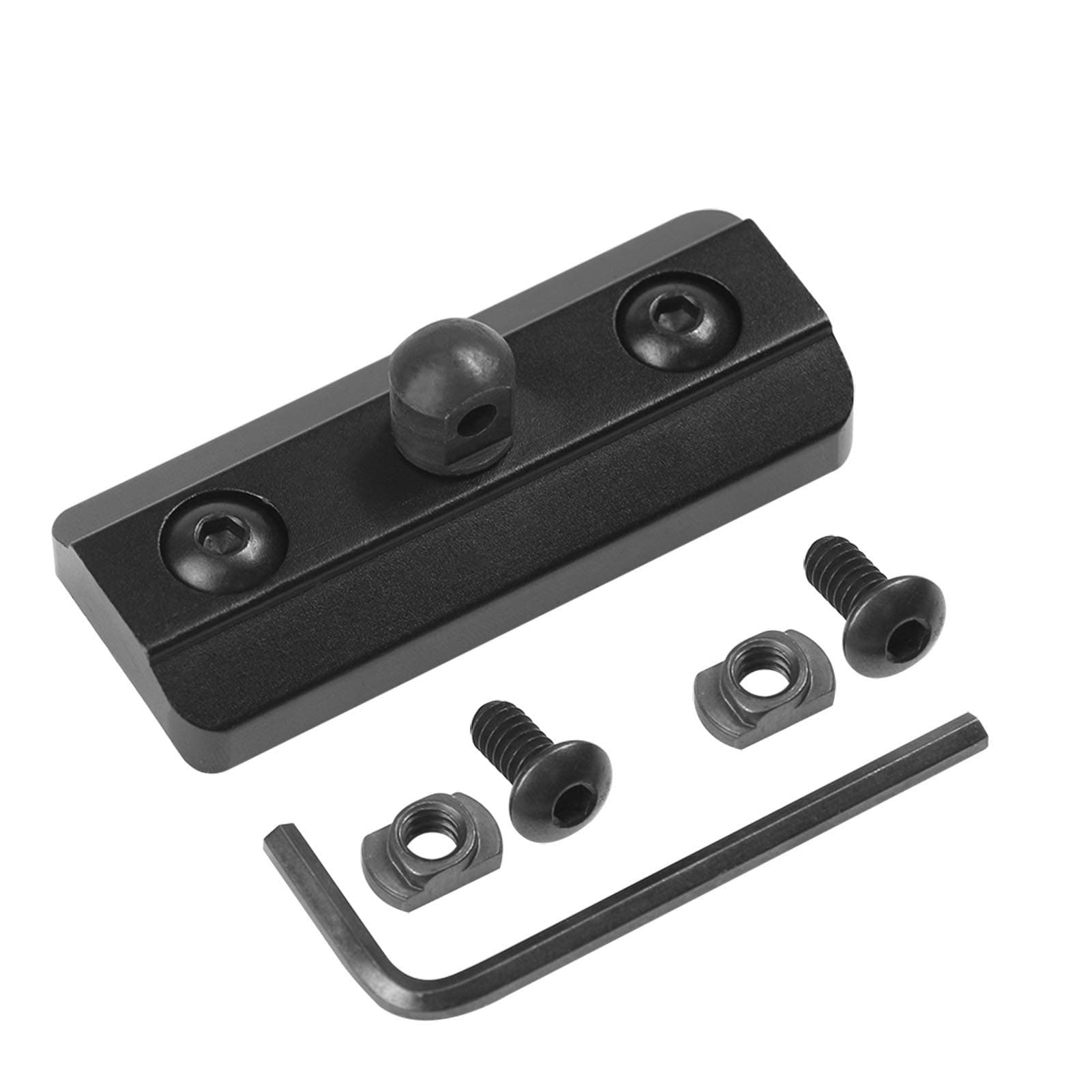Xaegistac M Lock Bipod Adapter Mount with M Lock Sling Stud – Includes 4 T-Nuts, 4 Screws, and 1 Wrench