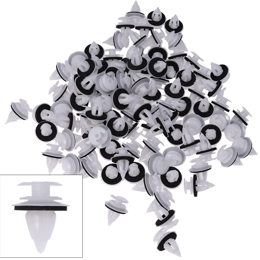 100PCS Door Panel Clips with Seal Ring Replacement for BMW E34 E36 E38 E39 E46 X5 M3 M5 Z3