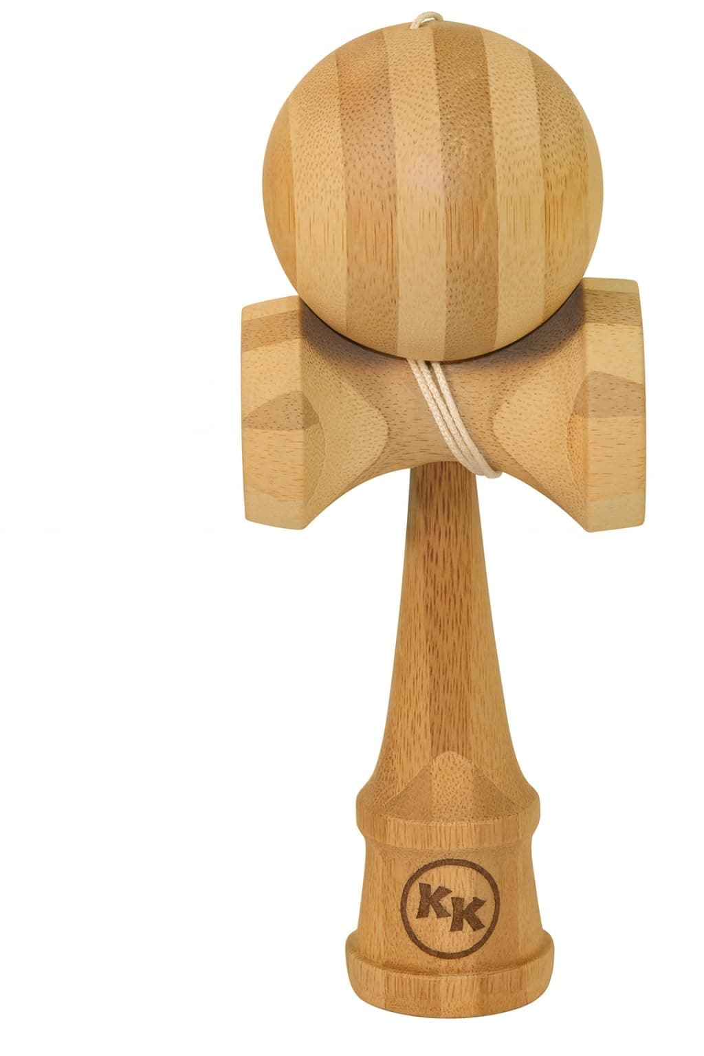 Kotaro Pro Bamboo Kendama Toy with Extra String and Holster