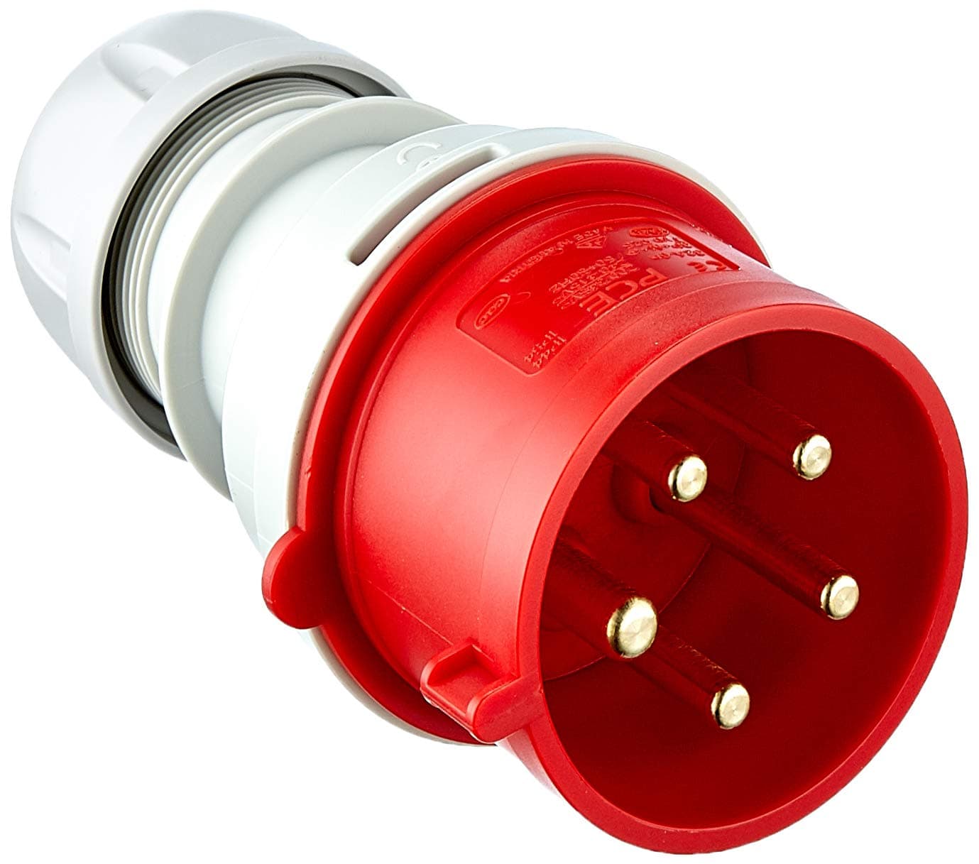 UNITEC 40578L CEE Plug 32 A, Loose, Red