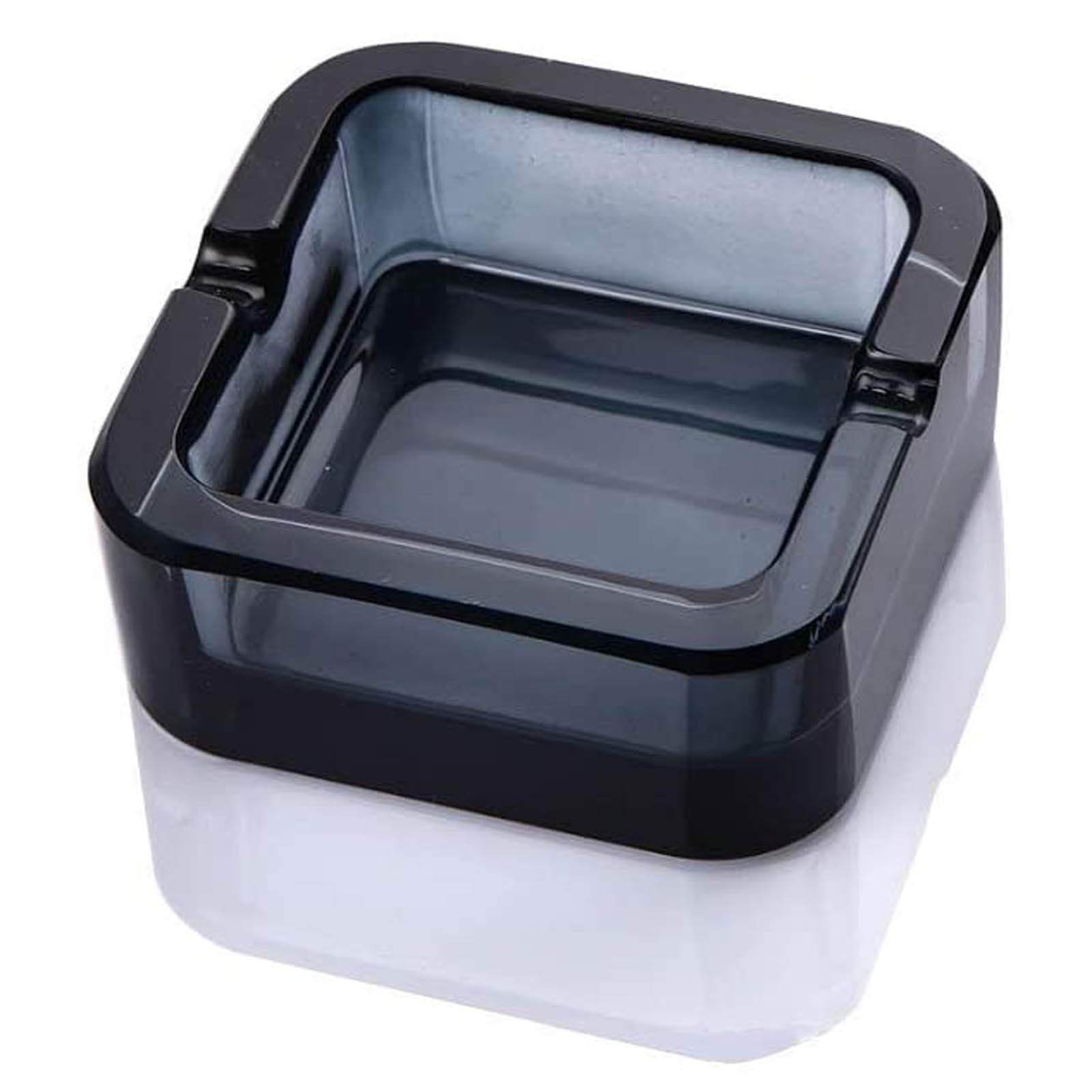 Ashtray, Crystal Glass Ashtray (black, large)